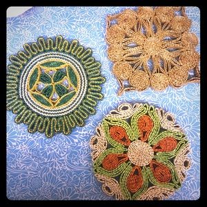 Wicker Boho Trivets